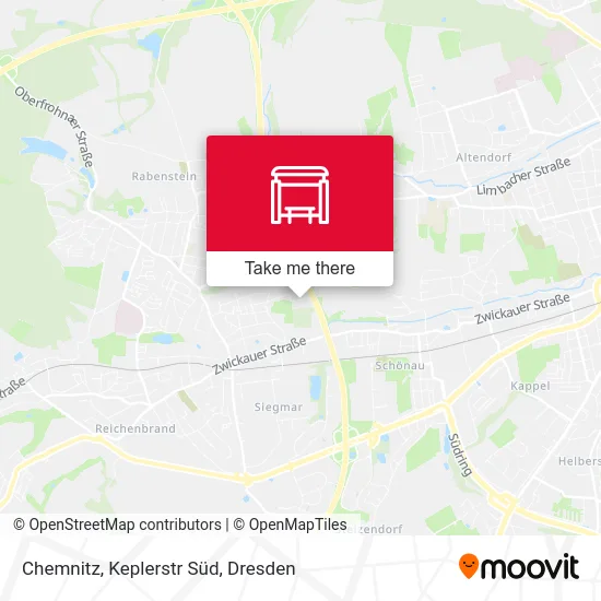 Карта Chemnitz, Keplerstr Süd