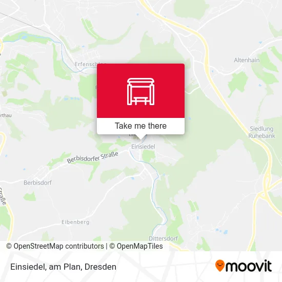Карта Einsiedel, am Plan