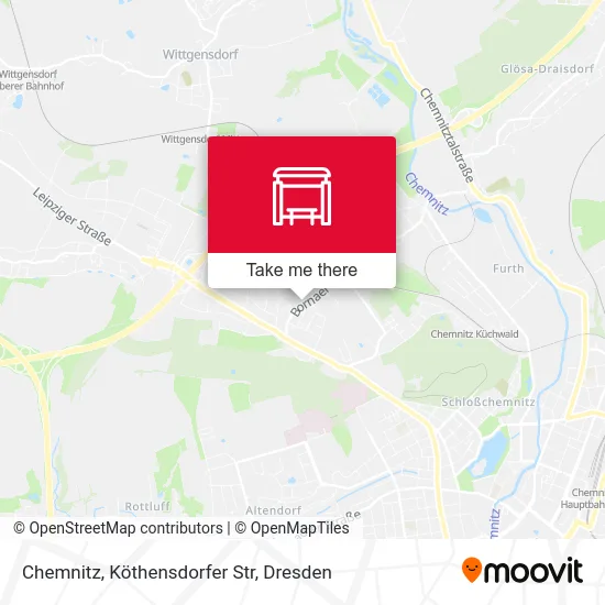 Карта Chemnitz, Köthensdorfer Str