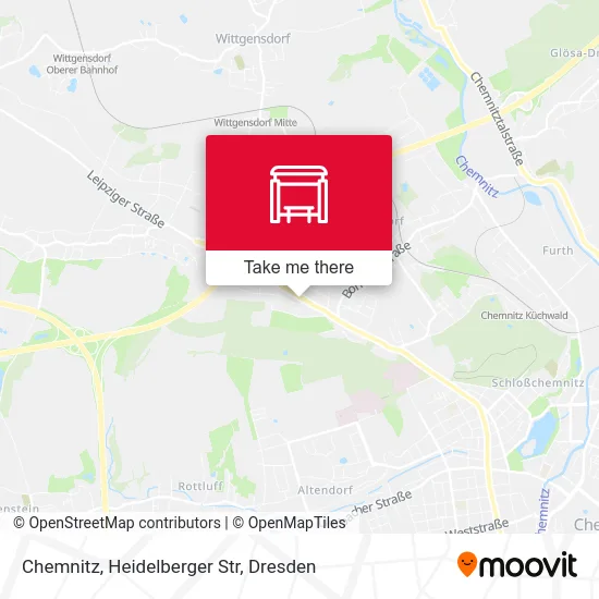 Карта Chemnitz, Heidelberger Str