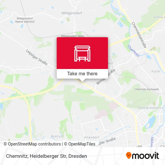 Карта Chemnitz, Heidelberger Str