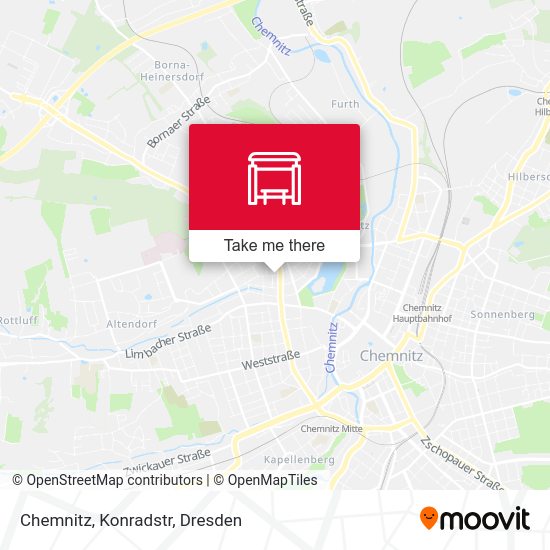 Карта Chemnitz, Konradstr