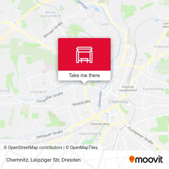 Карта Chemnitz, Leipziger Str