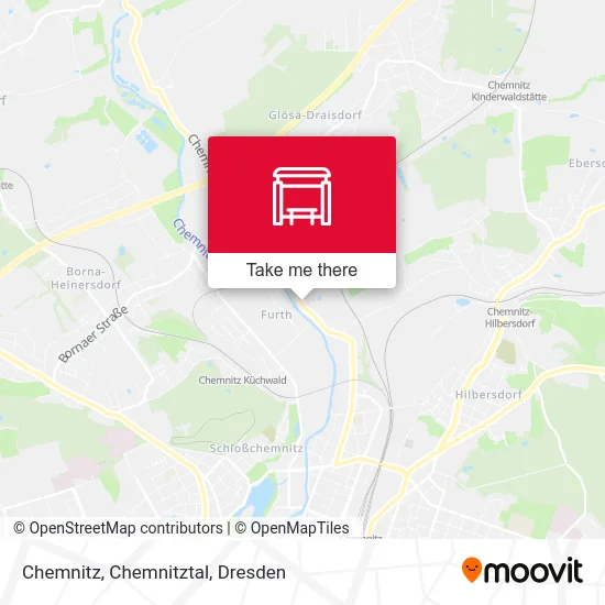 Карта Chemnitz, Chemnitztal