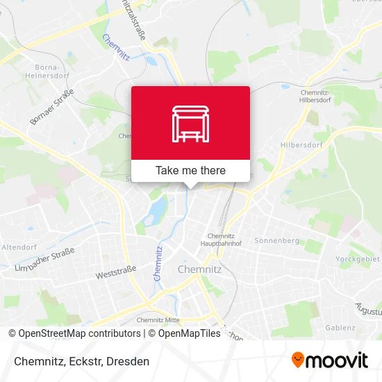 Карта Chemnitz, Eckstr