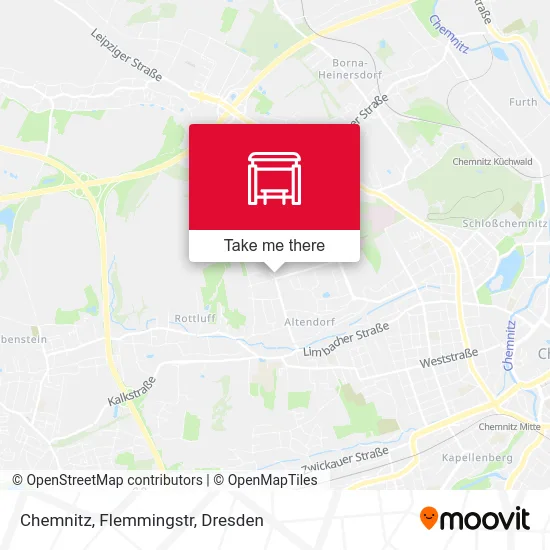 Карта Chemnitz, Flemmingstr