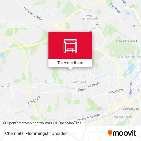 Карта Chemnitz, Flemmingstr