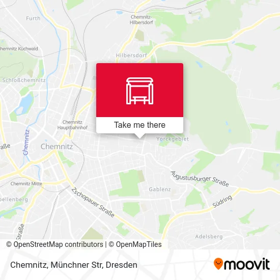 Карта Chemnitz, Münchner Str