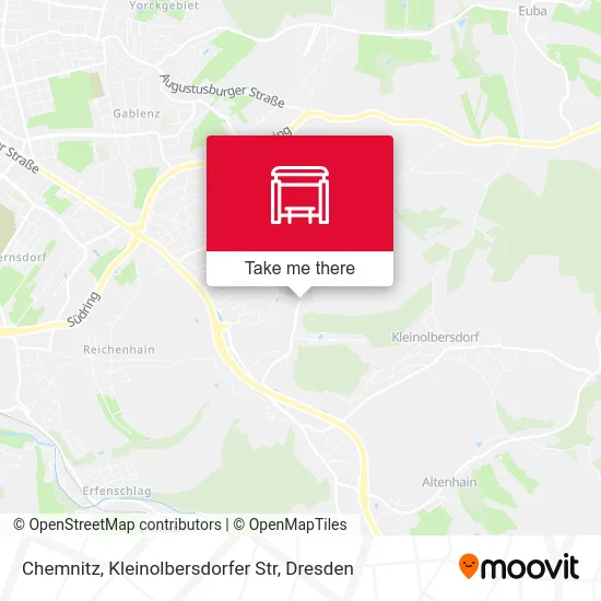 Карта Chemnitz, Kleinolbersdorfer Str