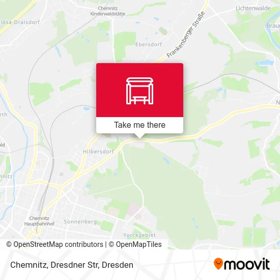 Карта Chemnitz, Dresdner Str
