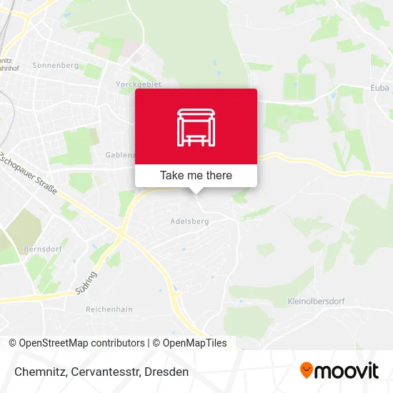Карта Chemnitz, Cervantesstr