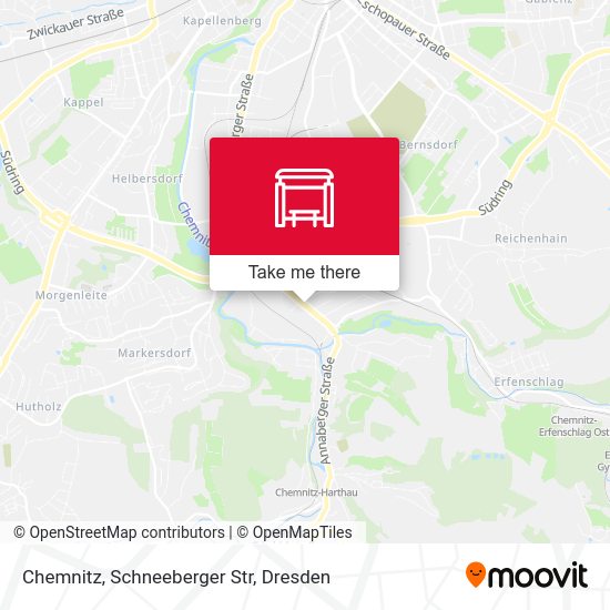 Карта Chemnitz, Schneeberger Str