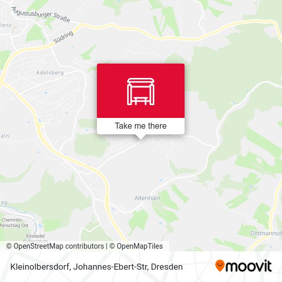 Карта Kleinolbersdorf, Johannes-Ebert-Str