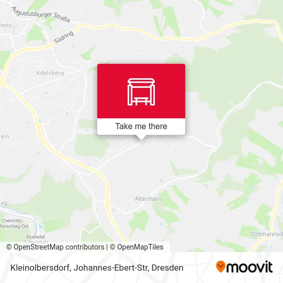 Карта Kleinolbersdorf, Johannes-Ebert-Str