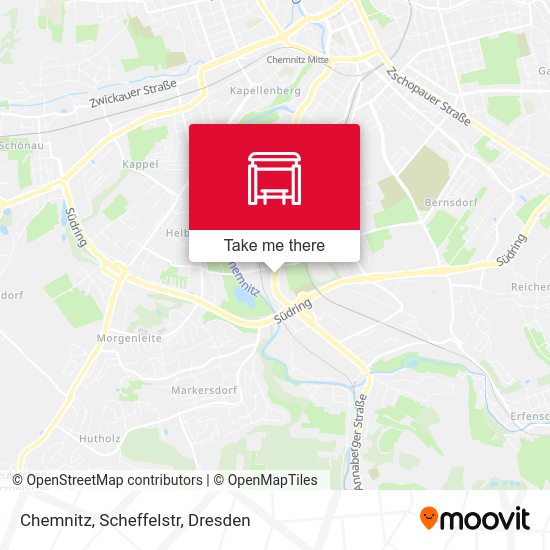 Карта Chemnitz, Scheffelstr