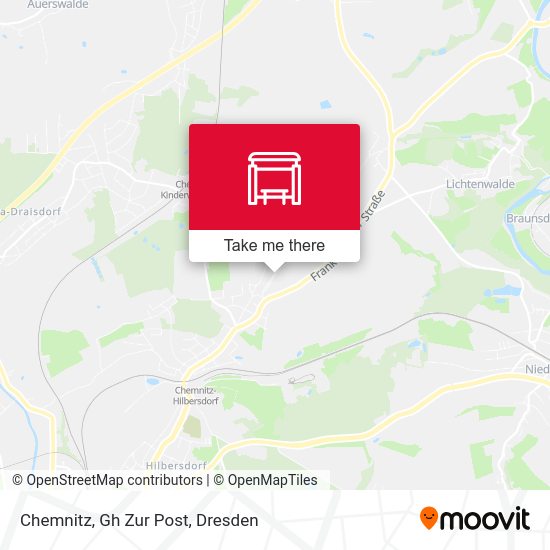 Карта Chemnitz, Gh Zur Post