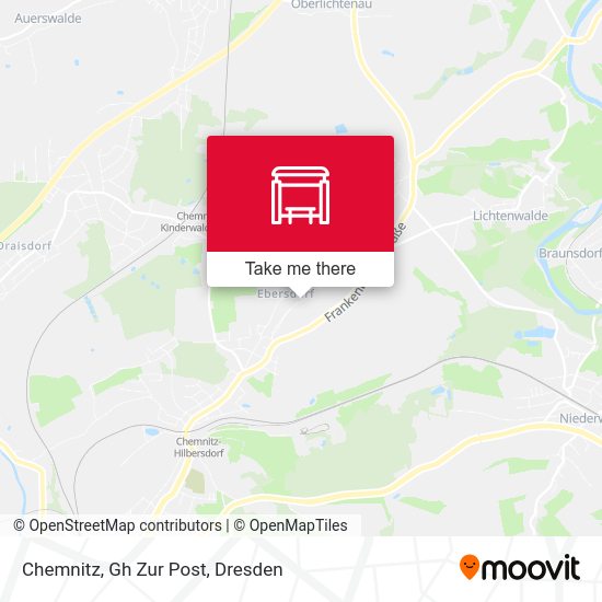 Карта Chemnitz, Gh Zur Post