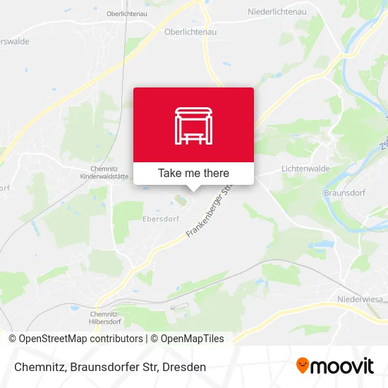 Карта Chemnitz, Braunsdorfer Str