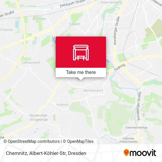 Карта Chemnitz, Albert-Köhler-Str