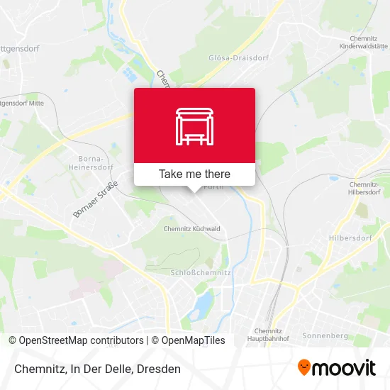 Карта Chemnitz, In Der Delle