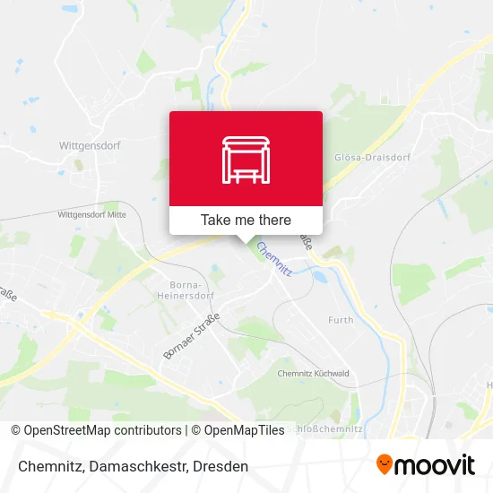 Карта Chemnitz, Damaschkestr
