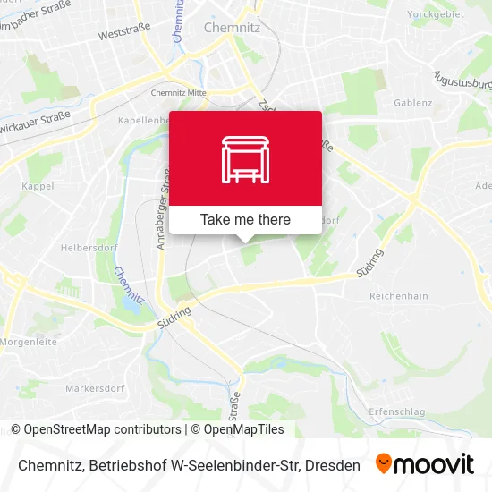 Карта Chemnitz, Betriebshof W-Seelenbinder-Str