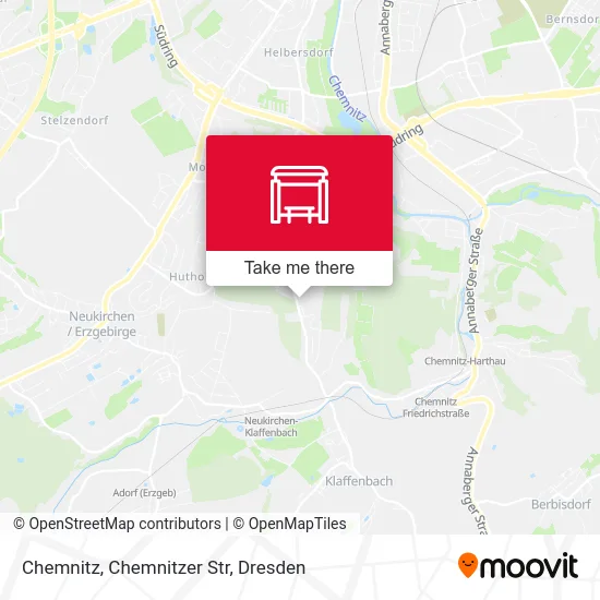 Карта Chemnitz, Chemnitzer Str
