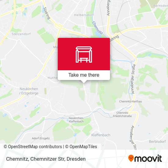 Карта Chemnitz, Chemnitzer Str