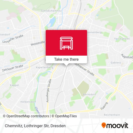 Карта Chemnitz, Lothringer Str