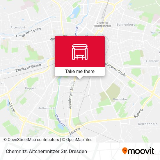 Карта Chemnitz, Altchemnitzer Str