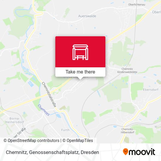 Карта Chemnitz, Genossenschaftsplatz