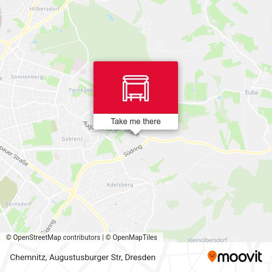 Карта Chemnitz, Augustusburger Str