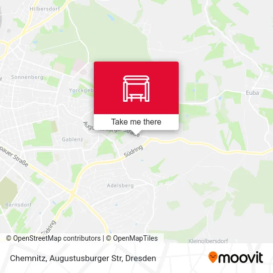 Карта Chemnitz, Augustusburger Str