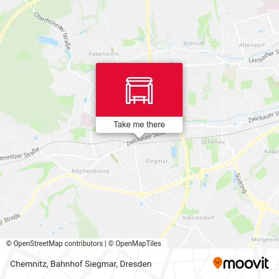 Chemnitz, Bahnhof Siegmar map