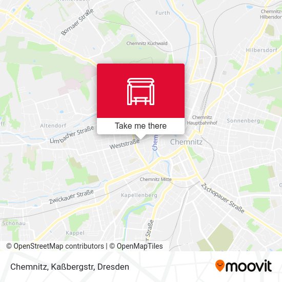 Карта Chemnitz, Kaßbergstr