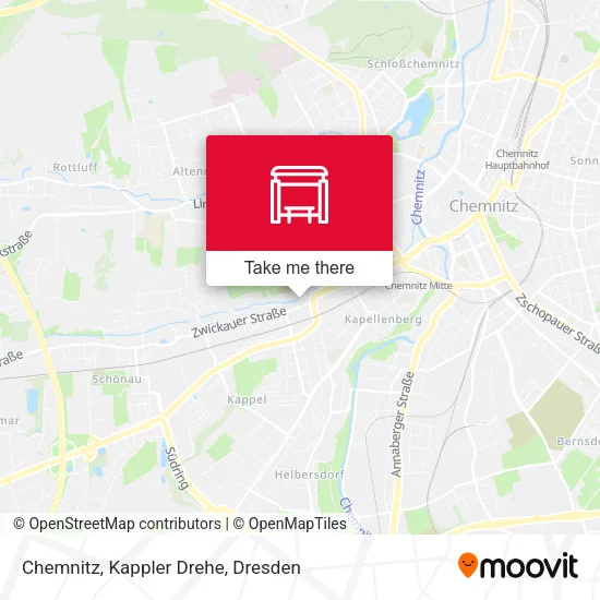 Карта Chemnitz, Kappler Drehe