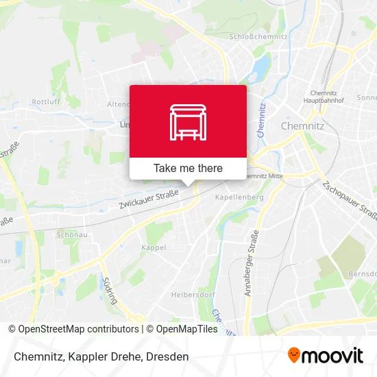Карта Chemnitz, Kappler Drehe