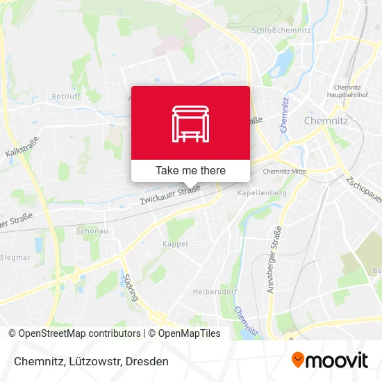 Карта Chemnitz, Lützowstr