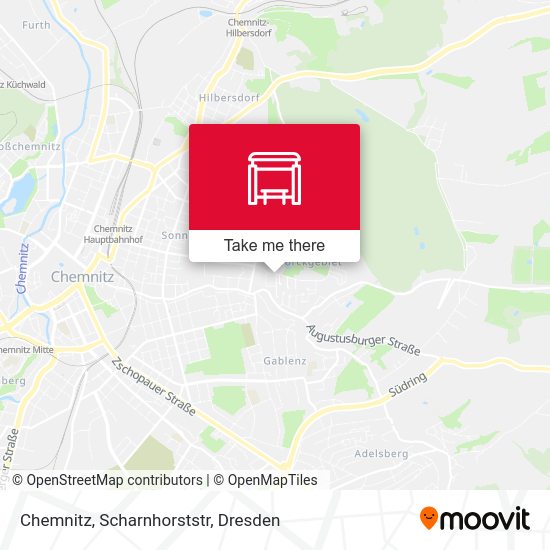 Карта Chemnitz, Scharnhorststr