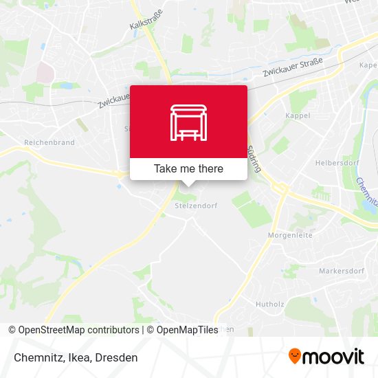 Карта Chemnitz, Ikea