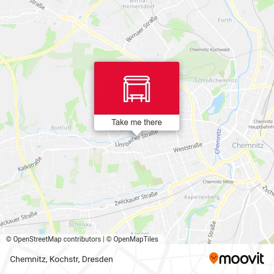 Карта Chemnitz, Kochstr