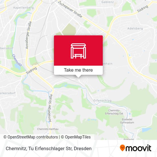 Карта Chemnitz, Tu Erfenschlager Str