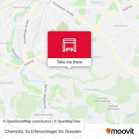 Карта Chemnitz, Tu Erfenschlager Str