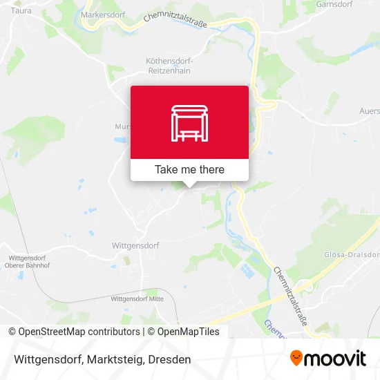 Карта Wittgensdorf, Marktsteig