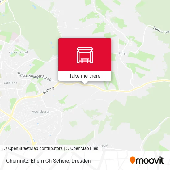 Карта Chemnitz, Ehem Gh Schere