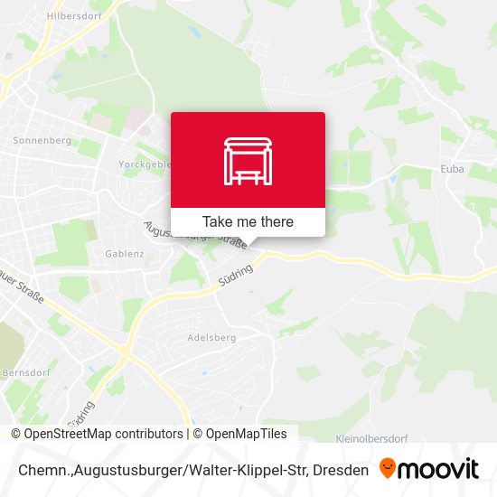 Карта Chemn.,Augustusburger / Walter-Klippel-Str