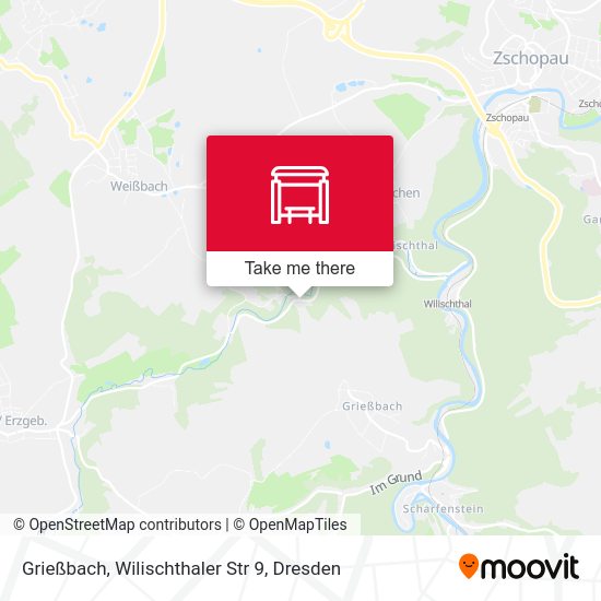 Карта Grießbach, Wilischthaler Str 9