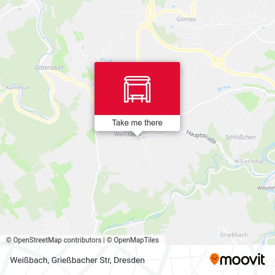 Карта Weißbach, Grießbacher Str