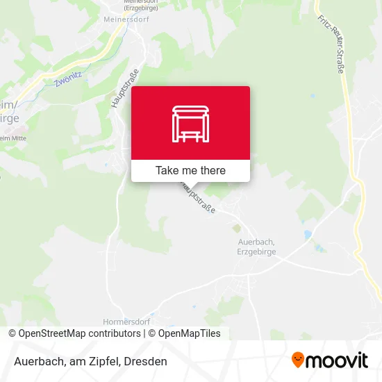 Карта Auerbach, am Zipfel