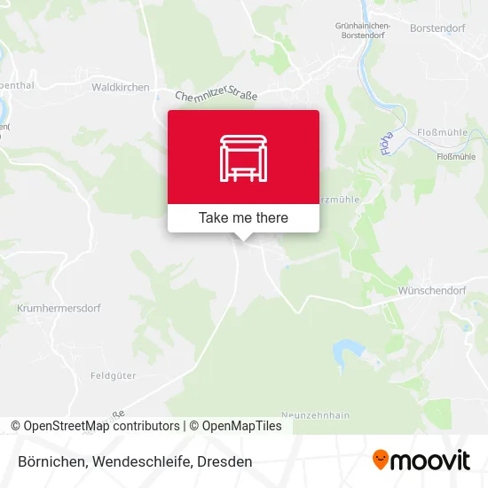 Börnichen, Wendeschleife map